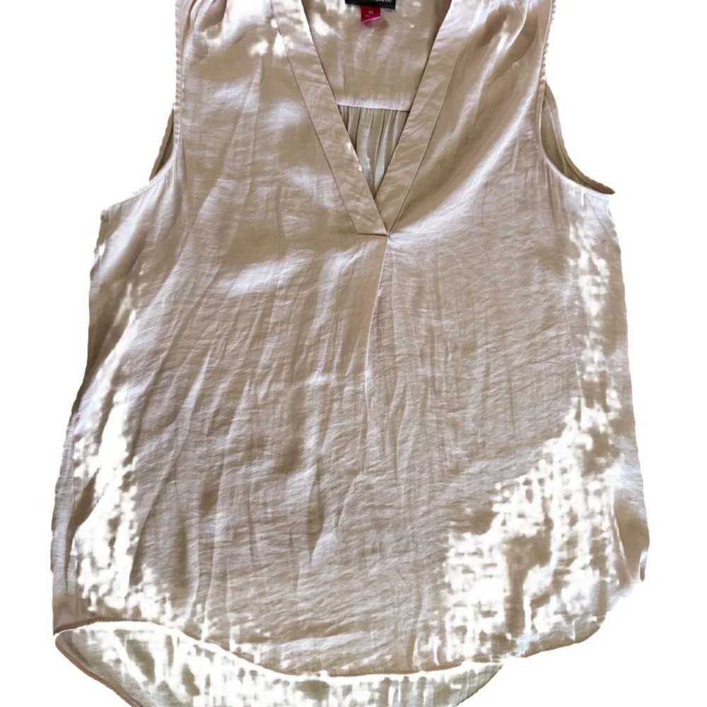Vince Camuto Light Pink Sleeveless Blouse Size XSmall - Picture 1 of 8